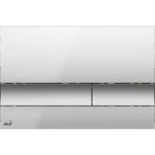 Клавиша смыва AlcaPlast Basic M1722 матовый хром