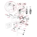 Смывной бачок скрытого монтажа AlcaPlast Basicmodul AM112W. Фото 2