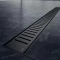 Решетка AlcaPlast Pure 650BLACK матовая. Фото 2