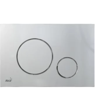 Кнопка смыва AlcaPlast THIN M672 хром матовый