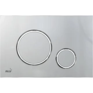 Кнопка смыва AlcaPlast THIN M772 хром матовый,  хром глянцевый