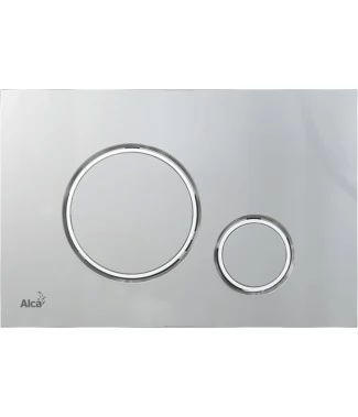 Кнопка смыва AlcaPlast THIN M772 хром матовый,  хром глянцевый