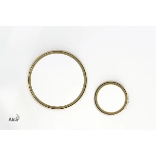 Кнопка смыва AlcaPlast THIN M775 белый, золото