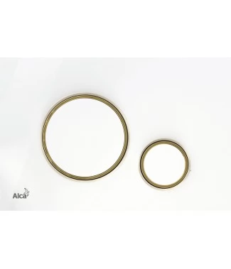 Кнопка смыва AlcaPlast THIN M775 белый, золото
