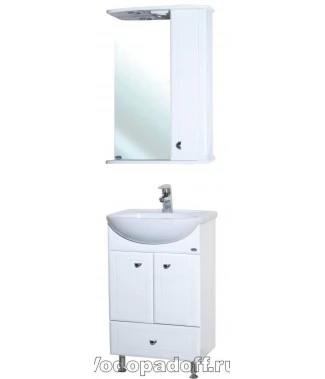 Комплект мебели Bellezza Уют 50 с нижним ящиком, белый