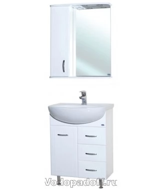 Комплект мебели Bellezza Уют 60 с 3 ящиками, белый