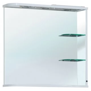 Зеркало Bellezza Рио 70 L, белый