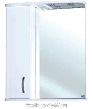 Зеркало-шкаф Bellezza Астра 60 L, белый