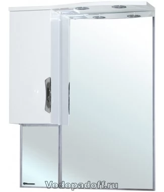 Зеркало-шкаф Bellezza Лагуна 65 L, белый