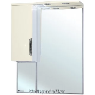 Зеркало-шкаф Bellezza Лагуна 65 L, бежевый
