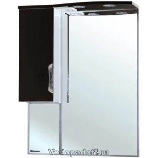 Зеркало-шкаф Bellezza Лагуна 65 L, черный