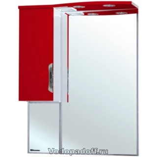 Зеркало-шкаф Bellezza Лагуна 65 L, красный