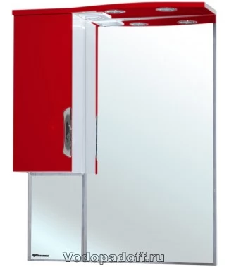 Зеркало-шкаф Bellezza Лагуна 65 L, красный