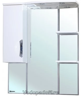 Зеркало-шкаф Bellezza Лагуна 75 L белый
