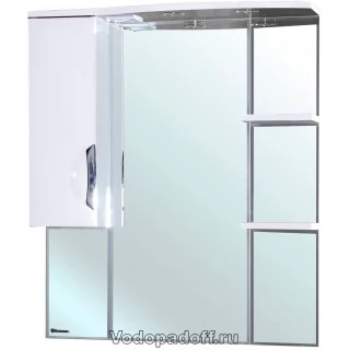 Зеркало-шкаф Bellezza Лагуна 85 L, белый