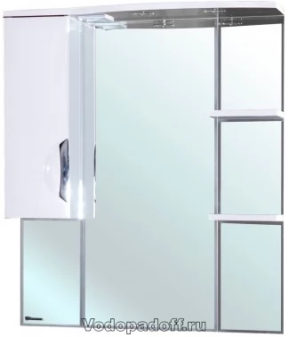 Зеркало-шкаф Bellezza Лагуна 85 L, белый