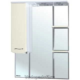 Зеркало-шкаф Bellezza Мари 85 L, бежевый