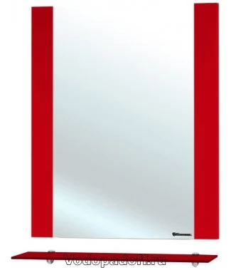 Зеркало Bellezza Рокко 60, красный