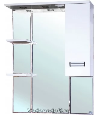 Зеркало-шкаф Bellezza Сиена 80 L белый