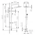 Душевая стойка Bravat Fit D283CP-2-RUS. Фото 9