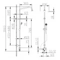 Душевая стойка Bravat Fit D283CP-2A-RUS. Фото 8