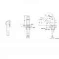 Смеситель Bravat Fit F1233188CP-RUS для раковины. Фото 1