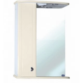 Зеркало-шкаф Bellezza Астра 55 L, бежевый