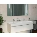 Тумба с раковиной Velvex Pulsus 140, белая. Фото 2