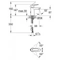 Смеситель Grohe BauEdge 23329000 для раковины. Фото 3