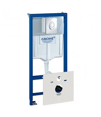 Система инсталляции для унитазов Grohe Rapid SL 38750001 4 в 1 с кнопкой смыва