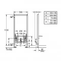 Система инсталляции для биде Grohe Rapid SL 38553001. Фото 3