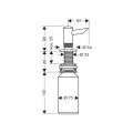 Дозатор Hansgrohe 40418800. Фото 1