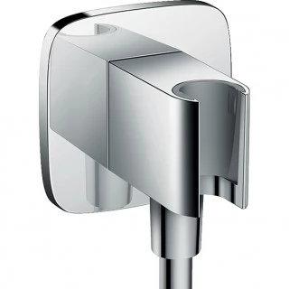 Шланговое подсоединение с держателем Hansgrohe Fixfit Porter E 26485000 хром