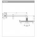 Верхний душ Hansgrohe Raindance 27607000 с держателем. Фото 2