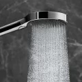 Ручной душ Hansgrohe Rainfinity 26865000 черный хром. Фото 1