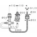 Скрытая часть Hansgrohe 13439180. Фото 1