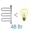 Полотенцесушитель электрический Energy U chrome G3K 48W. Фото 1