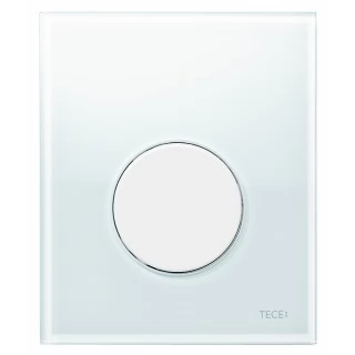 Кнопка смыва TECE Loop Urinal 9242650 белое стекло