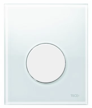 Кнопка смыва TECE Loop Urinal 9242650 белое стекло