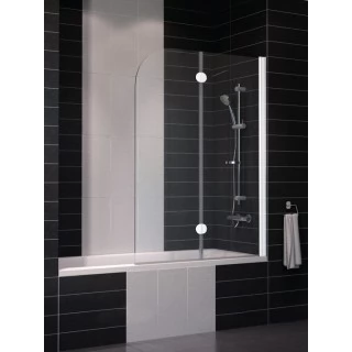 Шторка на ванну Vegas Glass E2V 0120 01 01 R профиль белый, стекло прозрачное