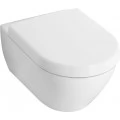 Крышка-сиденье Villeroy & Boch Subway 2.0 9M69 S101 с микролифтом, петли хром. Фото 2