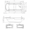 Акриловая ванна Riho Future XL 190x90. Фото 1