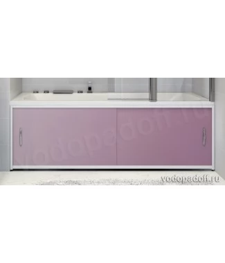 Экран под ванну Francesca Premium 170 розовый металлик
