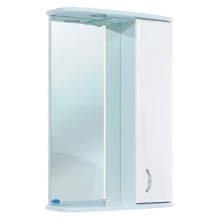 Зеркало-шкаф Bellezza Астра 55 L, белый