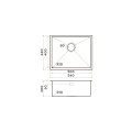 Мойка кухонная Omoikiri Taki 54-U/IF-GB графит. Фото 1