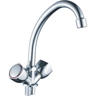 Смеситель для кухни Cron CN4009-2, хром