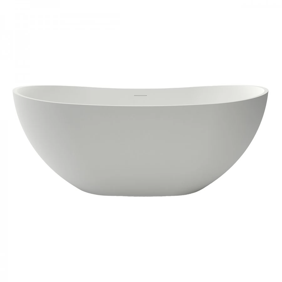 Ванна Azario Jenner JEN16385S 163x85 искуственный камень отдельностоящая