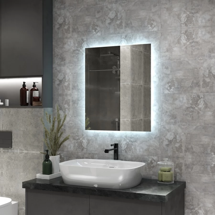 Зеркало для ванной Taliente TA-Zled-T6070 с LED подсветкой 60х70 см. Фото 4