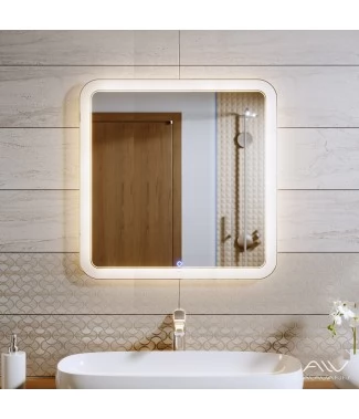Зеркало с подсветкой Alavann Vanda Lux 80