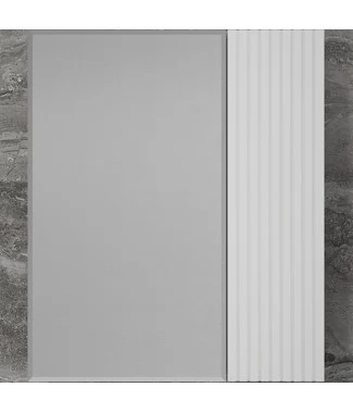 Зеркало-шкаф Style Line Стокгольм 60 белый рифленый софт
